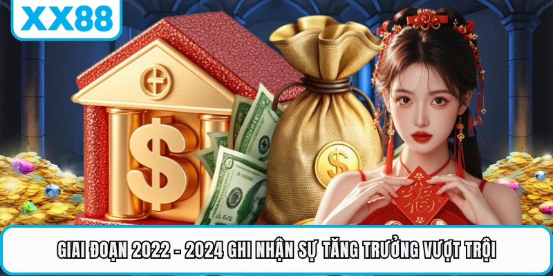 Giai đoạn 2022 - 2024 ghi nhận sự tăng trưởng vượt trội